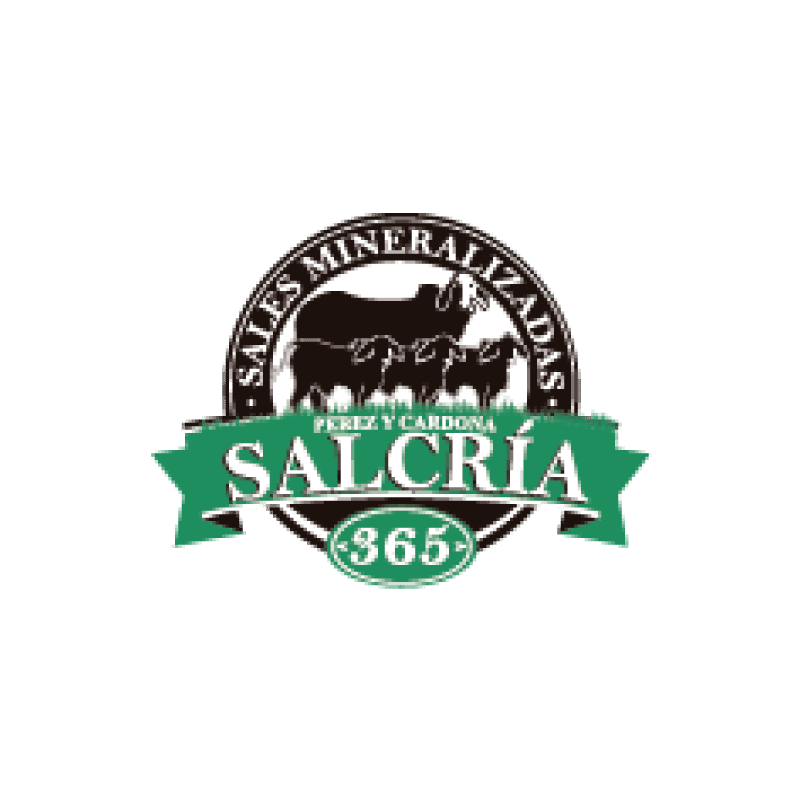 Logo Salcria | Distribuido por Pérez y Cardona